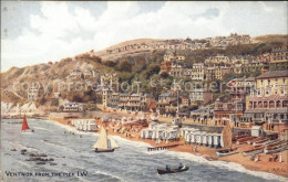 11732795 Ventnor Isle Of Wight View From The Pier Beach Water Colour Drawing AR  - Autres & Non Classés