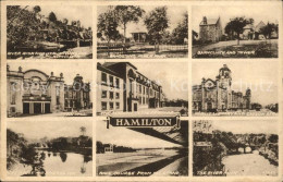 11732780 Hamilton Centre River Avon Park Bandstand Park Barncluith Tower Town Ha - Andere & Zonder Classificatie