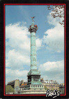 75-PARIS PLACE DE LA BASTILLE-N°C4111-D/0105 - Sonstige & Ohne Zuordnung