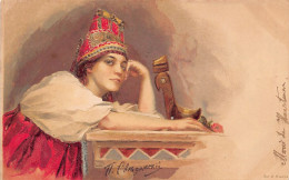 Russia - Artist Signed - Young Boyar Woman - Publ. Illyn - RED CROSS. - Russie