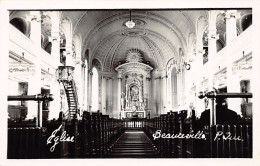 Canada - BEAUCEVILLE (QC) - Intérieur De L'église - CARTE PHOTO - Ed. Inconnu  - Andere & Zonder Classificatie