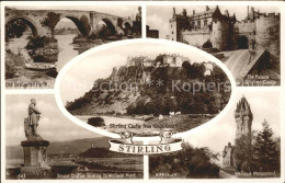 11732745 Stirling Old Bridge Of Forth Palace Castle Bruce Statue Wallace Monumen - Andere & Zonder Classificatie