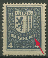 SBZ West-Sachsen 1946 Abschiedsserie Mit Plattenfehler 157 X I Postfrisch - Autres & Non Classés