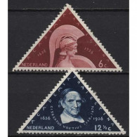 Niederlande 1936 300 Jahre Universität Utrecht 295/96 Mit Falz - Unused Stamps