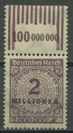 Deutsches Reich Inflation 1923 Walzen-Oberrand 315A Wa OR 1'4'1/1'5'1 Postfrisch - Ungebraucht