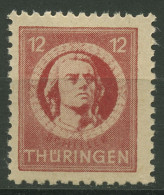 SBZ Thüringen 1945 Freimarke Vollgummierung 97 AX Bp1 Postfrisch - Altri & Non Classificati