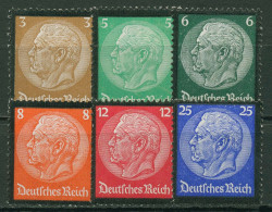 Deutsches Reich 1934 Tod Von Paul V. Hindenburg 548/53 Postfrisch - Ungebraucht