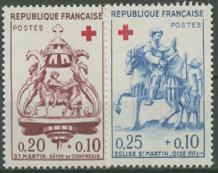 Frankreich 1960 Rotes Kreuz Kirchenfiguren 1329/30 Postfrisch - Ongebruikt