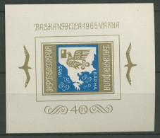 Bulgarien 1965 BALKANFILA Brieftaube Block 15 Postfrisch (C94862) - Blocchi & Foglietti