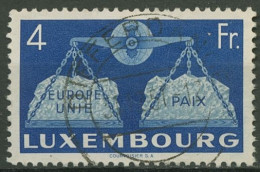 Luxemburg 1951 Europäische Einigung 483 Gestempelt - Usati
