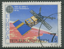 Österreich 1991 Europa CEPT Weltraumfahrt Satellit 2026 Gestempelt - Usados