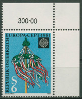 Österreich 1981 Europa CEPT Folklore Maibaum 1671 Ecke Postfrisch - Ungebraucht