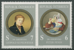 Österreich 1996 Maler Peter Fendi Leopold Kupelwieser 2181/82 Postfrisch - Ungebraucht