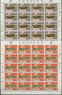 Färöer 1989 Europa CEPT Kinderspiele 184/85 Bogen Postfrisch (C96580) - Faroe Islands