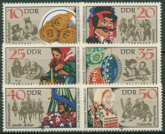 DDR 1982 Sorbische Volksbräuche 2716/21 Postfrisch - Ungebraucht