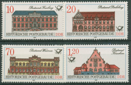 DDR 1987 Bauwerke Postämter 3067/70 Postfrisch - Nuevos