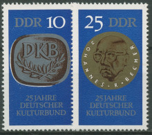DDR 1970 Deutscher Kulturbund 1592/93 Postfrisch - Neufs