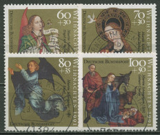 Bund 1991 Weihnachten Tafelbilder 1578/81 Mit TOP-Stempel - Used Stamps