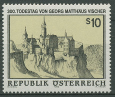 Österreich 1996 Stich Burg Kollmitz Georg Matthäus Vischer 2185 Postfrisch - Nuevos