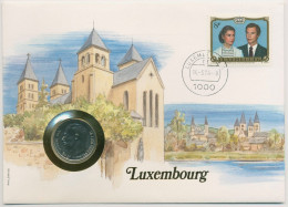 Luxemburg 1984 Kathedrale Numisbrief 10 Francs (N161) - Luxemburgo