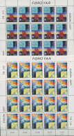Färöer 1991 Europa CEPT Weltraumfahrt 215/16 Bogen Postfrisch (SG96588) - Faeroër