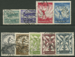 Ungarn 1933 Flugpostmarken 502/10 Gestempelt - Used Stamps