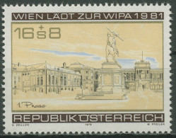 Österreich 1979 WIPA'81 Heldenplatz Wien Erzherzog-Denkmal 1629 Postfrisch - Nuevos