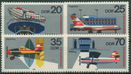 DDR 1980 AEROSOZPHILEX Interflug Flugzeuge 2516/19 Postfrisch - Nuevos