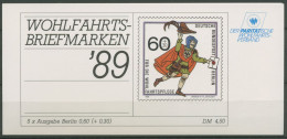Berlin Der Paritätische DPW 1989 Markenheftchen (852) MH 5 Postfrisch (C60298) - Cuadernillos