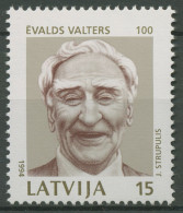 Lettland 1993 Schauspieler Evalds Valters 363 Postfrisch - Lettonie