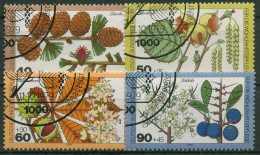 Berlin 1979 Der Wald Blätter Blüten Früchte 607/10 Gestempelt - Used Stamps