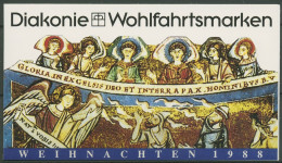 Berlin Diakonie 1988 Weihnachten Markenheftchen (829) MH W 5 Postfrisch (C60282) - Carnets