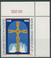 Österreich 1998 Erzbistum Salzburg Rupertuskreuz 2252 Ecke Postfrisch - Ungebraucht