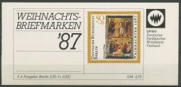 Berlin Der Paritätische DPW 1987 Weihnachten (797) MH W 5 Postfrisch (C60305) - Markenheftchen