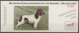 Bund Jugendmarke 1995 Hunde Markenheftchen (1797) MH 19 Postfrisch (C60171) - Sonstige & Ohne Zuordnung