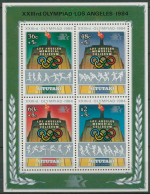 Aitutaki 1984 Olympische Sommerspiele Los Angeles Block 49 Postfrisch (C60513) - Aitutaki