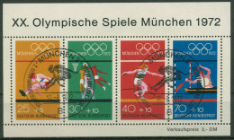 Bund 1972 Olympische Spiele München Block 8 ESST München Gestempelt (C98972) - Andere & Zonder Classificatie