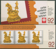 Bund Caritas 1992 Uhren Markenheftchen (1634) MH 8 Postfrisch (C99978) - Autres & Non Classés