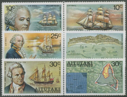 Aitutaki 1974 Seefahrer William Bligh Segelschiff Bounty 112/17 ZD Postfrisch - Aitutaki