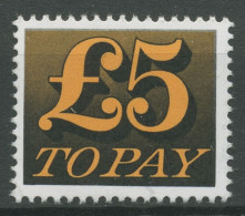 Großbritannien Portomarken 1973 Ziffer P 86 Postfrisch - Postage Due