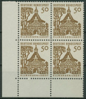 Bund 1964/65 Bauwerke Klein Schlosstor Ellwangen 458 4er-Block Ecke 3 Postfrisch - Unused Stamps