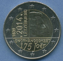 Luxemburg 2 Euro 2014 Tag Der Unabhängigkeit, Vz/st (m4956) - Lussemburgo