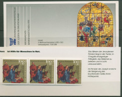 Bund ZWST Juden 1991 Weihnachten Markenheftchen 1581 MH W10 Postfrisch (C60040) - Sonstige & Ohne Zuordnung