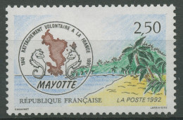 Frankreich 1991 Insel Mayotte Palmenstrand 2870 Postfrisch - Neufs