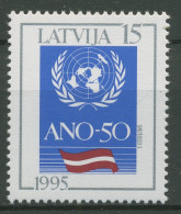 Lettland 1995 50 Jahre Vereinte Nationen UNO 394 Postfrisch - Latvia