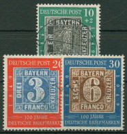 Bund 1949 100 Jahre Deutsche Briefmarken 113/15 Gestempelt - Gebraucht