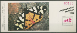 Bund Jugendmarke 1992 Schmetterling,1605 Markenheftchen MH 11 Postfrisch(C60160) - Other & Unclassified