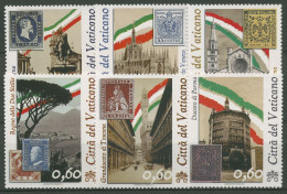 Vatikan 2011 150 Jahre Einheit Italiens Historische Ansichten 1690/95 Postfrisch - Nuovi