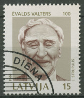 Lettland 1993 Schauspieler Evalds Valters 363 Gestempelt - Latvia