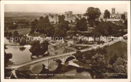 11732698 Ludlow Shropshire Dinam Bridge And Castle South Shropshire - Shropshire